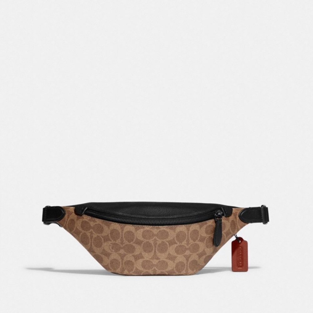 Coach Signature Canvas Charter Belt Bag
